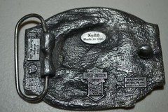 1989 & 1992 Siskiyou Harley Davidson Eagle Head Belt Buckles Lot of 2