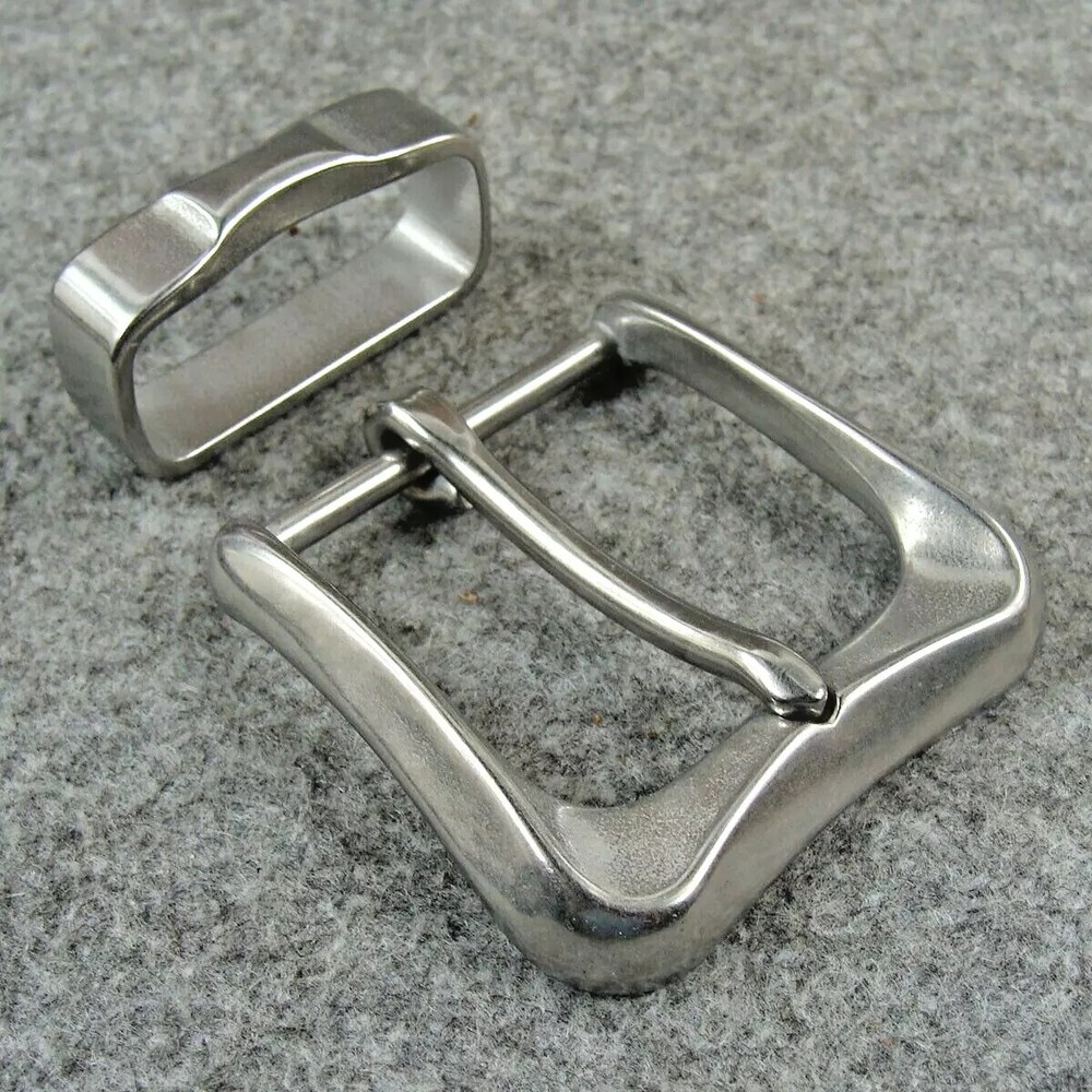 Heavy Duty Stainless Steel Pin Belt Buckle Buckles For 1.5&Prime; Belt With Belt Loop