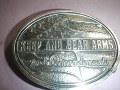 Montana Silversmiths 2nd Amendment Keep And Bear Arms Western Belt Buckle