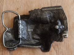 Vintage Semi-truck Belt Buckle