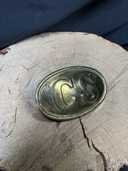 Confederate CS Civil War Reproduction Oval Belt Buckle