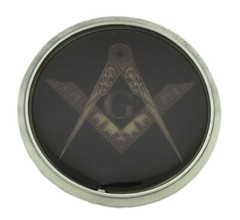 Mason Masonic Fraternal Compass Masonry Freemasonry Master Pewter Belt Buckle