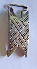 STERLING SILVER 980 TAXCO MEXICO HANDCRAFTED ARTISAN BELT BUCKLE VINTAGE – 20 GR