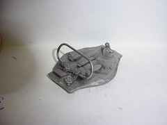 American Veteran Pewter Belt Buckle 1988 Made in USA by Siskiyou