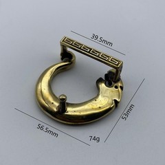 Brass Dragon Buckle Handmade Leather Belt Buckle