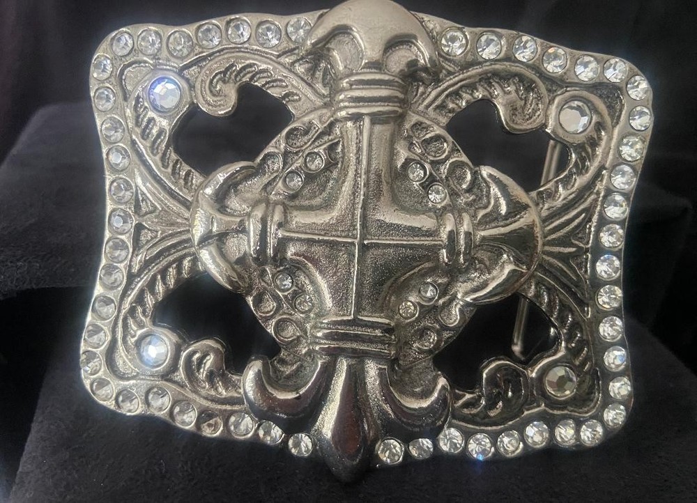 sterling silver plated with swarovski crystals
