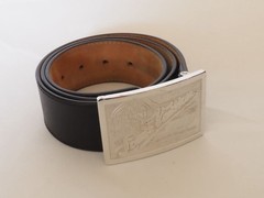 Louis Vuitton Metal Buckle Belt Travel Requisite design Used From Japan