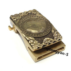 Solid Brass « Monkey » Belt Buckle Automatic Belt Buckles Fits For 35mm Wide Belt