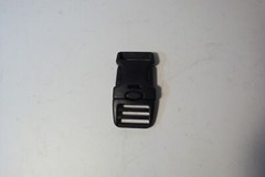 2 X Black plastic triple retention buckles for 1&Prime; belt new w/o tags UTX brand