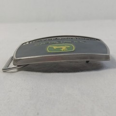 JOHN DEERE SpecCast Green Yellow & Black Pewter Enamel Belt Buckle
