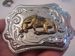 VINTAGE HORSE THEME BELT BUCKLE – GW-17