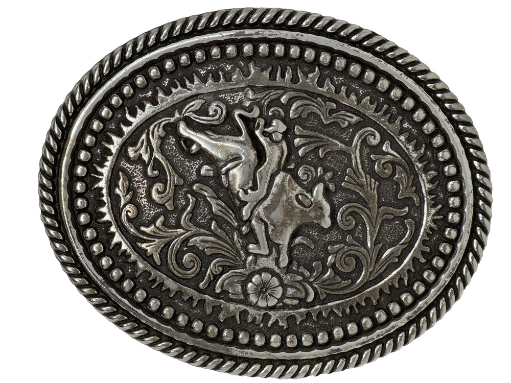 Wrangler 2007 Bronc Rider Rodeo Buckle Oval Western