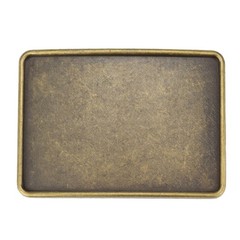 Classical Metal Belt Buckle Metal Blank Belt Buckle DIY Accessories for Unisex