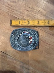 Vintage Harley Davidson Eagles Claw Raintree Belt Buckle
