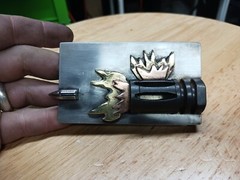 AR15 Flash Suppressor Belt buckle -Handmade- RT ARTISAN WORKS