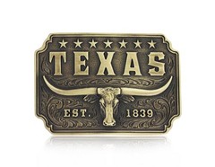Montana Silversmiths Western Belt Buckle Classic Texas Longhorn A843