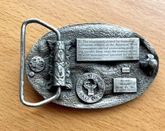 &lsquo;The Stagecoach&rsquo; belt buckle (Siskiyou)