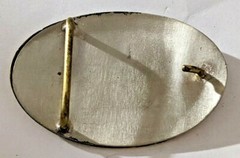 German Silver Rodeo Cowboy Bucking Bronco Horse Belt Buckle Vintage RARE HTF EUC