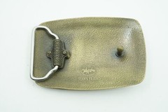 Bronze Plated Southwest Totem Rectangle Metal Belt Buckle