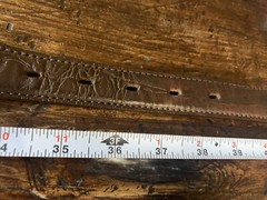 Old Pawn James Reid Style Sterling Silver Belt Buckle Nu Belt 35-38-1.3/8”-1”✅