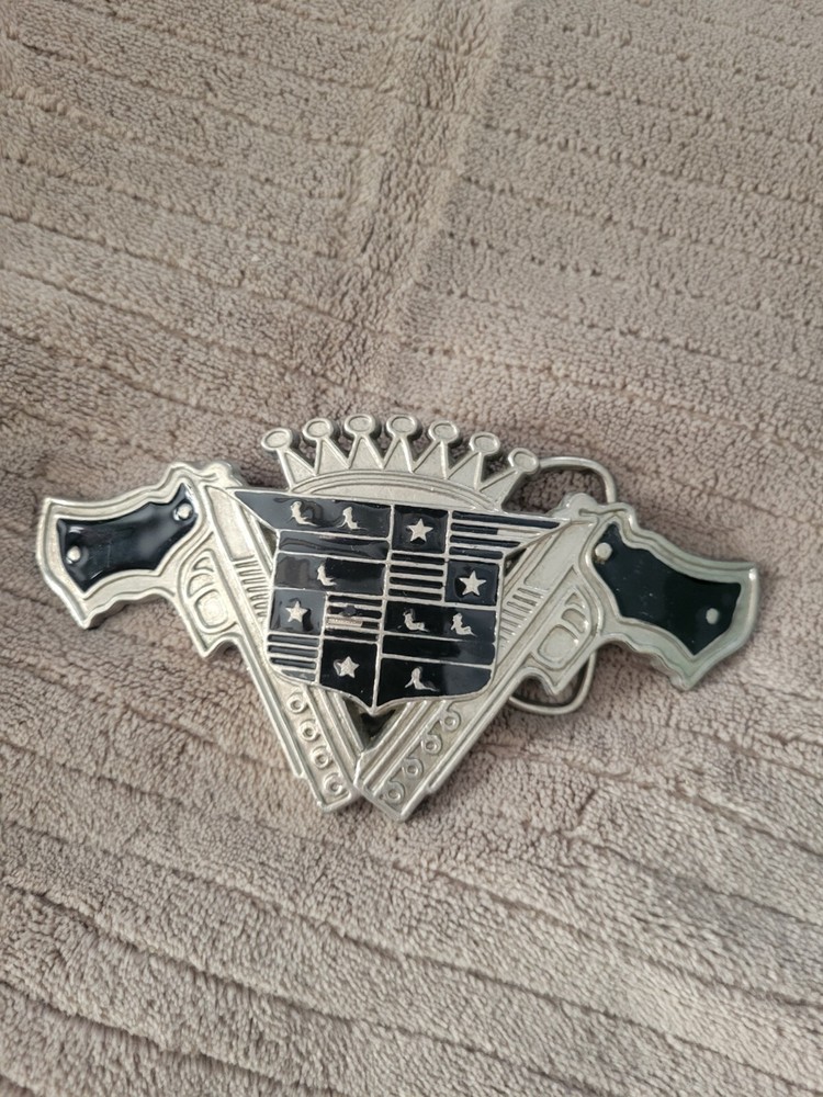 187 Inc. Cadillac Double Pistol Belt Buckle w/ bottle opener