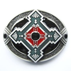 Native Indian Western Rodeo Metal Fashion Belt Buckle
