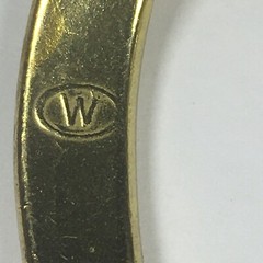 Vintage Replacement Belt Buckle Fits 1.2&Prime; Simple Basic Gold Toned Made in USA 1A