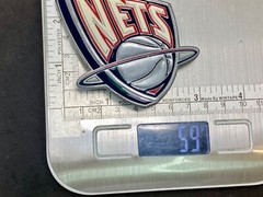 Nets Basketball NBA Fan Team Vintage Belt Buckle By Great American Products