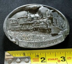 AMERICAN 4 4 0 STEAM ENGINE TRAIN BELT BUCKLE MADE IN USA