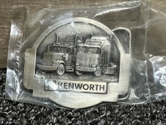 Kenworth Semi Truck Belt Buckle Tonkin USA C-42 – NOS Vintage 1985