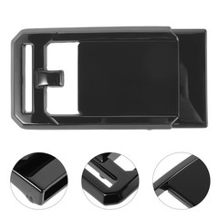 Durable Black Alloy Belt Buckle Replacement for Crafts Unisex Metal Buckle