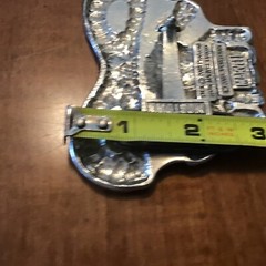 RETRO STYLE « THE PUNISHER » MASK LOGO BELT BUCKLE MARVEL & MOBTOWN USA 2005