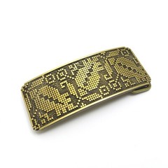 Belt buckle Ukrainian embroidery, Vyshyvanka, Ancient Pagan poppy flower design