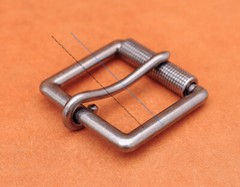 Heavy Duty Square Leathercraft End Bar Roller Belt Buckle Replacement Fits 40mm