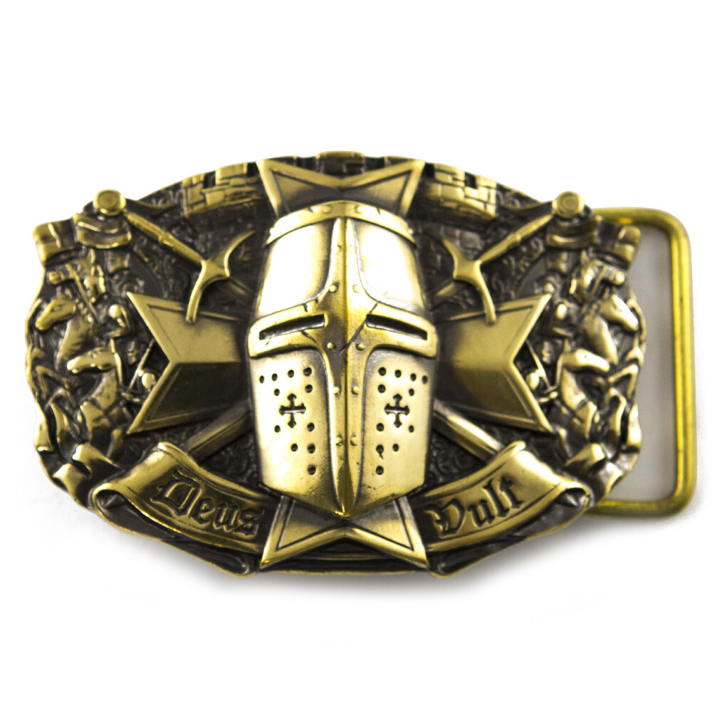 Belt buckle « Templar »; knight order belt buckle; Crusader Knight buckle
