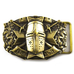 Belt buckle « Templar »; knight order belt buckle; Crusader Knight buckle