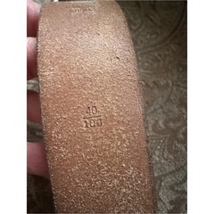 Polo Ralph Lauren Men&rsquo;s Brown Genuine Leather Belt Size 40 Solid Brass Buckle