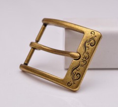 Casual Brass Single Prong Pin Leathercraft Men Replacement Leather Buckle 35mm