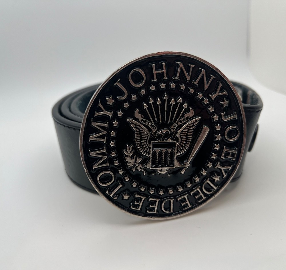 Vintage Ramones Belt Buckle Tommy Johnny Joey Dee Dee 2 3/4&Prime; PUNK 2005