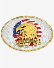 Montana Silversmiths America 250 Eagle 250 Years of Freedom Belt Buckle – A1098P