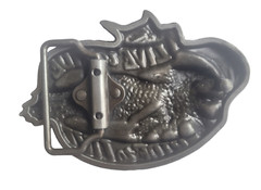 Silver Finish Biker Belt Buckle – Western Biker Belt Buckle Live to Ride