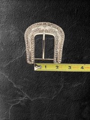 1.5” Western Design Cowgirl Style Crystal Belt Buckle