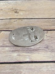 Vintage Avon Horse Saddle Silvertone Metal Belt Buckle 2 1/4&Prime; X 3&Prime;