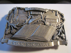 BERGAMOT YEAR OF THE BIBLE THEME BELT BUCKLE LIMITED EDITION 4/10,000- GW-14