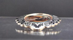 NWOT Eagle Bird Belt Buckle Silver Tone Oxidation Design 4&Prime; G10