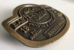 Peabody Coal Company Eastern Division 1983 Safety Award Belt Buckle Vtg 80’s