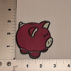 PINK PIG Metal Belt Buckle