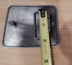 NEW Chevy Trucks Logo Pewter Finish Enamel Metal Belt Buckle
