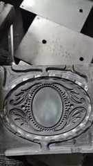 Sage Green Stone Belt Buckle Engraved Silver Western Cowboy Cowgirl Rodeo Style