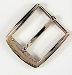 New 1 1/2&Prime;(38mm) pin buckle + loop buckle set(#T11) man women nickel color USA